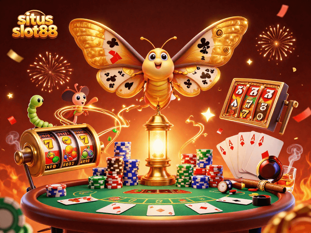 Experience winnings at situs slot88 with lively slots and iconic casino elements!