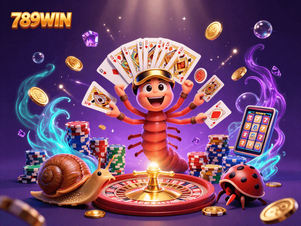 Engage in thrilling gaming adventures with 789WIN's vibrant casino scene featuring iconic characters and dynamic action!
