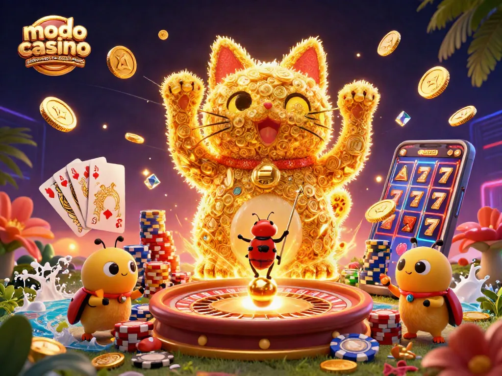Experience exciting gameplay with modo casino promo code no deposit bonus, winning with vibrant 3D casino elements.