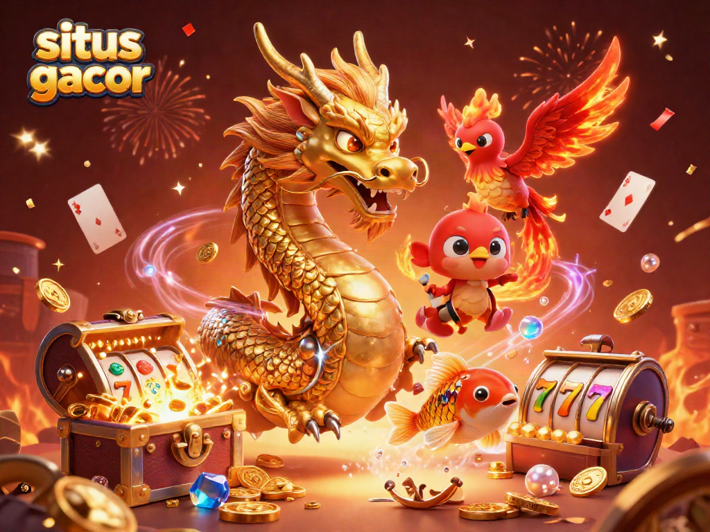 Sit at the situs slot gacor table and spin the dynamic slot reels surrounded by magical creatures.