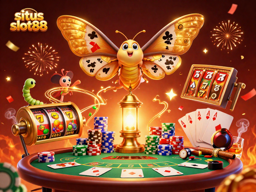 Experience winnings at situs slot88 with lively slots and iconic casino elements!