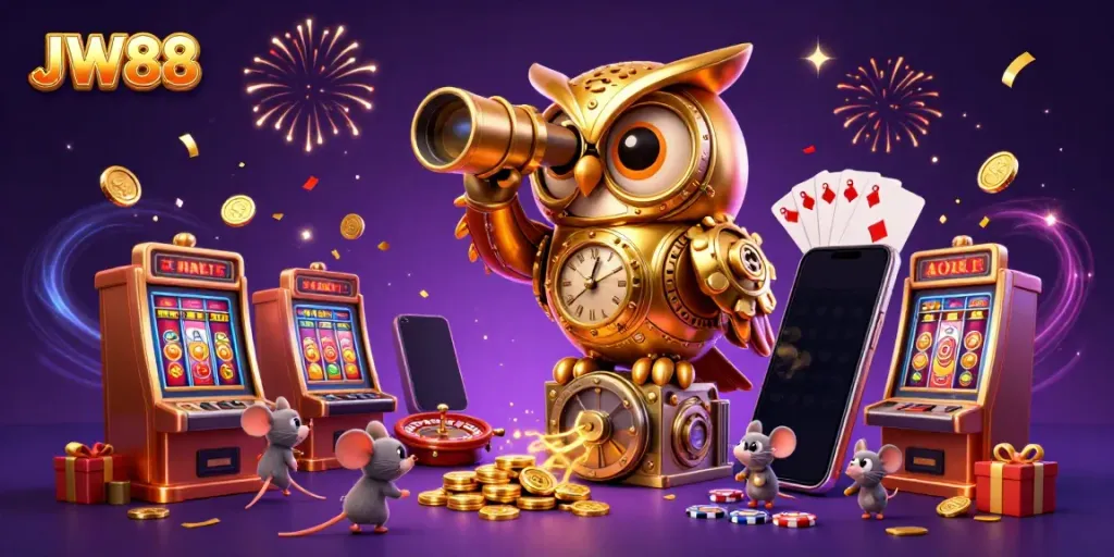 Engage in gaming fun at JW88 while enjoying the vibrant casino atmosphere