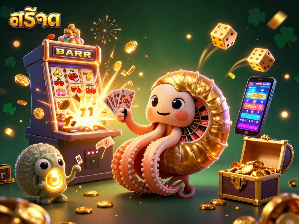 Experience the excitement of สล็อต with a giant nautilus roulette wheel and a jackpot explosion