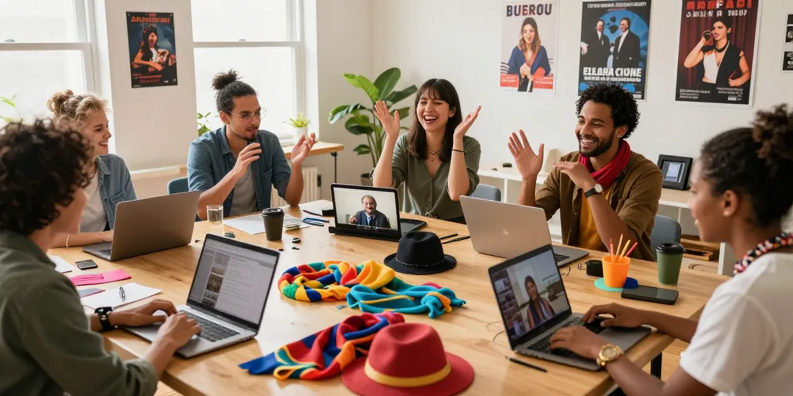 Engaging participants in improv classes online, showcasing fun, creativity, and connection.