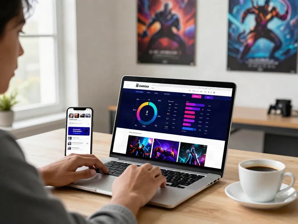 Pengguna aktif menjelajahi situs https://dewi-19.it.com/ untuk informasi slot gacor malam ini dengan data statistik di layar laptop.