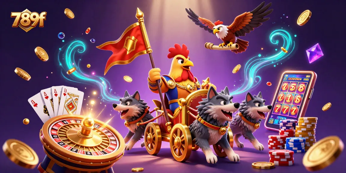 Experience thrilling gaming adventures with 789f's vibrant gambling scene featuring rich casino elements.