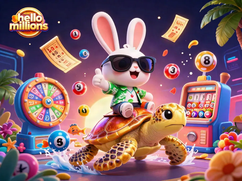 Play exciting games at sites like hello millions with colorful lottery elements and vibrant characters.