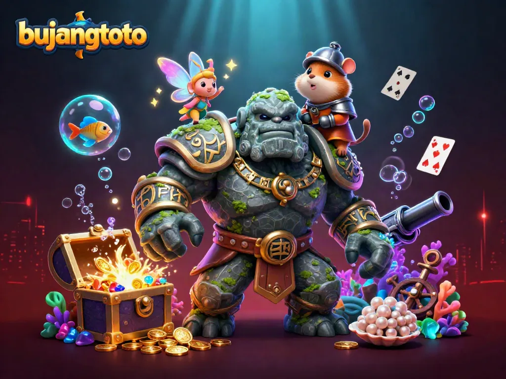 Experience thrilling gaming with bujangtoto featuring ancient guardian and lucky fairy casting magic
