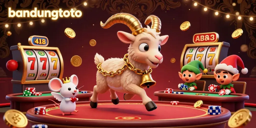 Engage in the festive chaos of bandungtoto's holiday-horror casino with Krampus and charming characters.