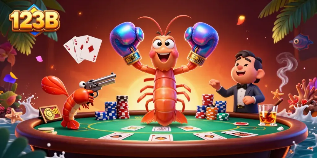 Engage with exhilarating poker gameplay alongside 123B's vibrant 3D characters.