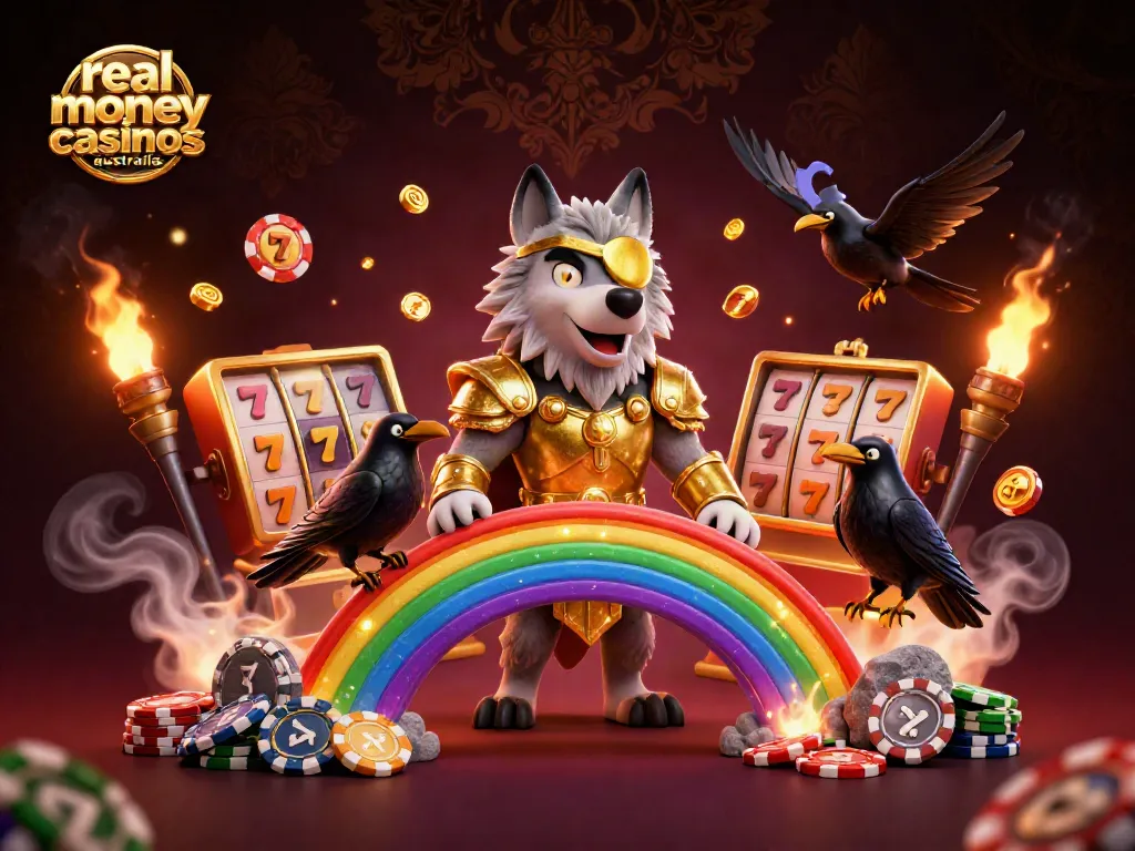 Experience thrilling action at real money casinos Australia with iconic symbols and vibrant visuals.