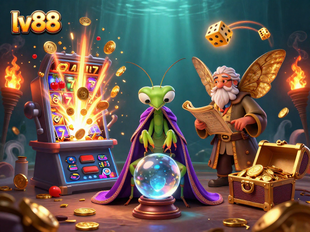 Experience the exciting lv88 online casino with vibrant 3D elements and dynamic gaming visuals.