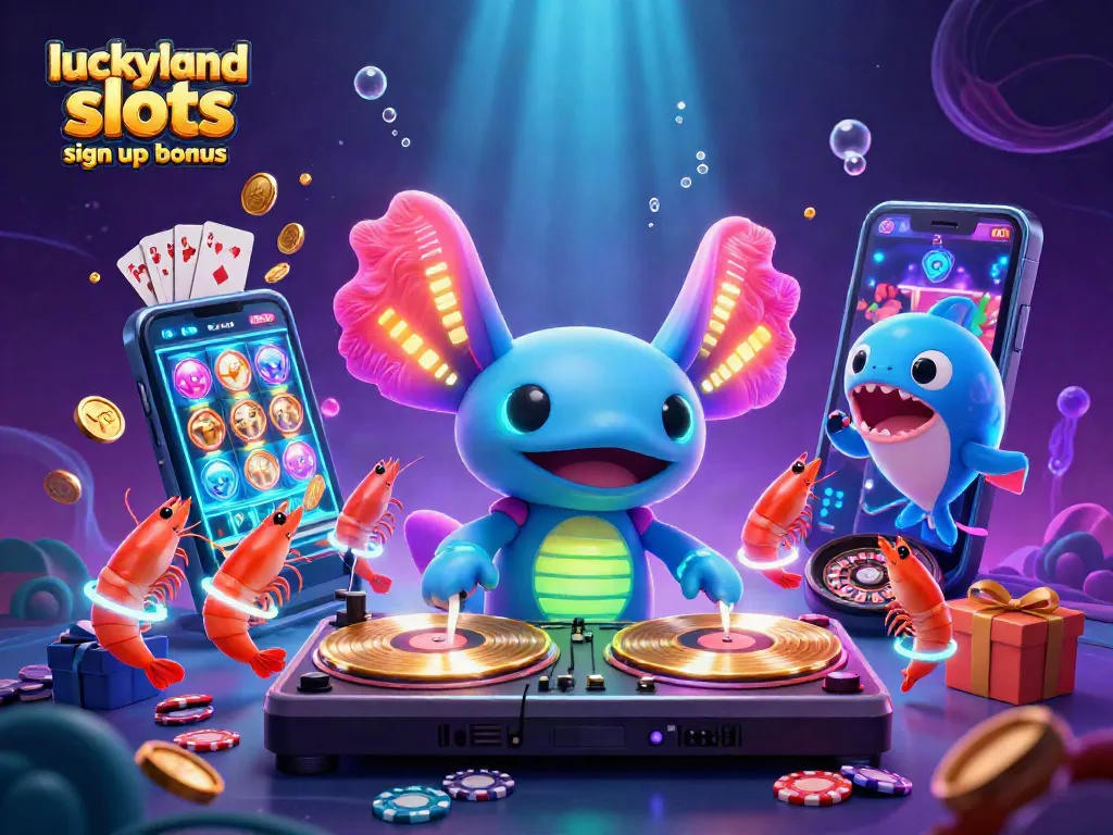 Join the excitement of the luckyland slots sign up bonus with colorful slot games and vibrant characters.