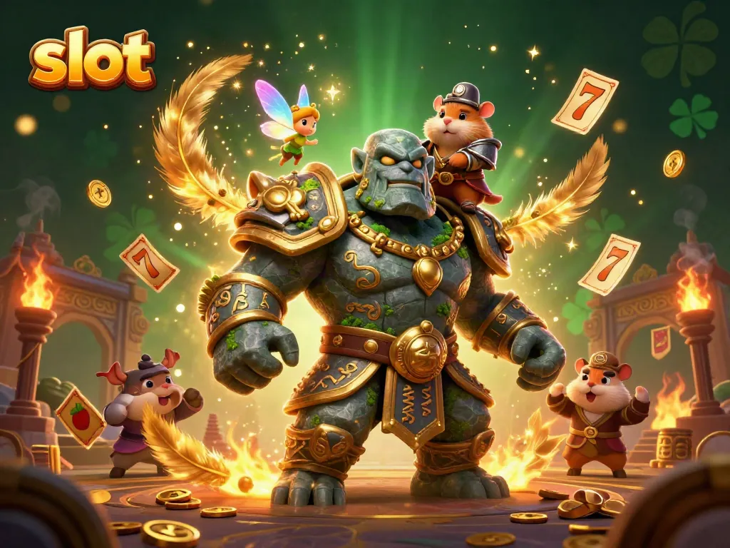 Engage in thrilling slot adventures with our vibrant 3D characters and enchanting elements.