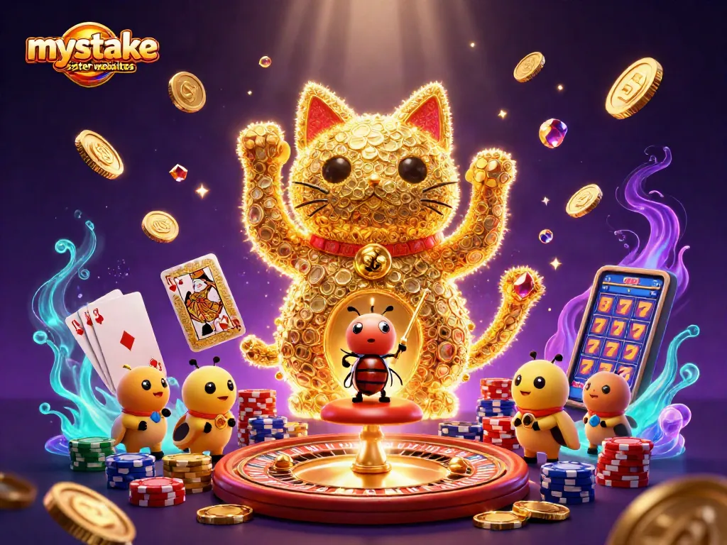 Experience the thrill of gambling at mystake sister websites with vibrant casino symbols and bonuses.