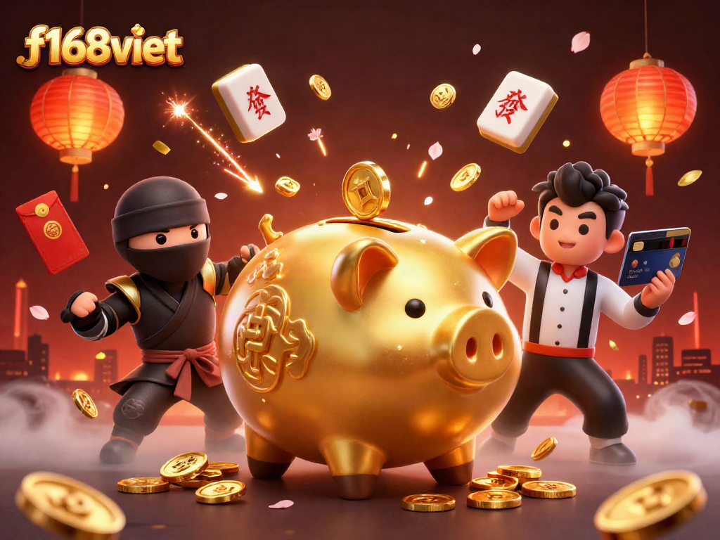 Play your luck with f168viet's vibrant casino scene featuring dynamic characters and rich game elements.