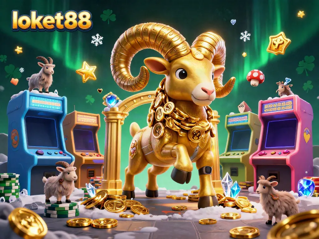 Experience excitement with loket88's golden ram gambling adventure featuring vibrant game elements.
