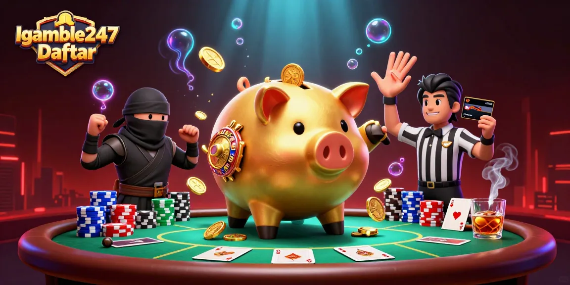 Experience thrilling gameplay with Igamble247 Daftar, a vibrant casino scene bursting with action.